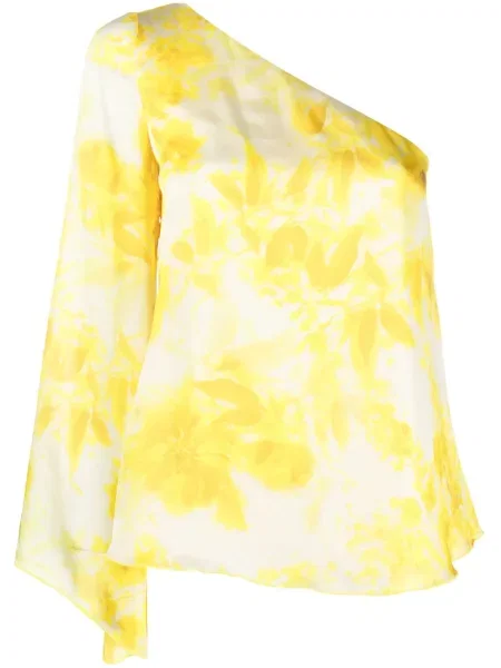Bluză Liu Jo cu model floral cu imagine galben