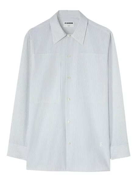 Cămașă Jil Sander cu dungi albastru