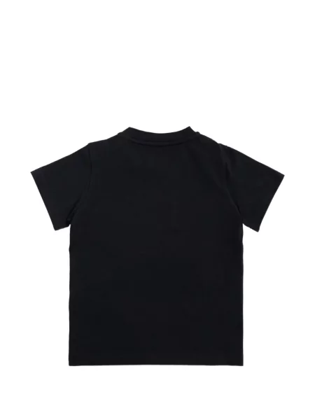 Koszulka dziecięca Moncler Enfant czarna