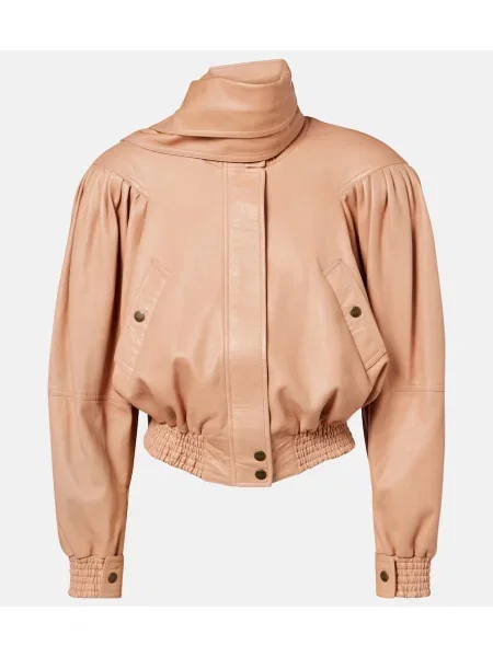 Decupat geanta de piele Chloé roz