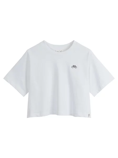 MELA Tricou JOSHNA' alb