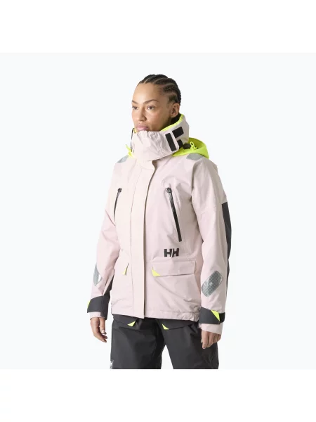 Geacă de navigație pentru femei Helly Hansen Skagen Offshore pinkshake