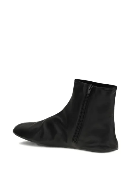 Cizme scurte The Row din piele negru