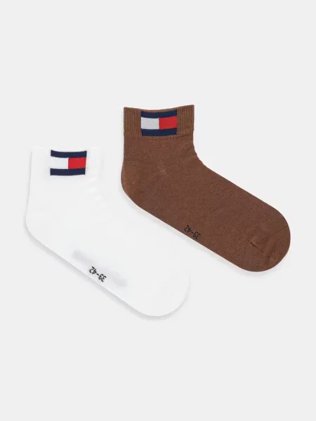 Чорапи Tommy Hilfiger 2 чифта жълто