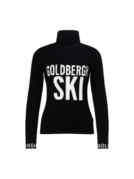 Sweter Goldbergh wełniany czarny