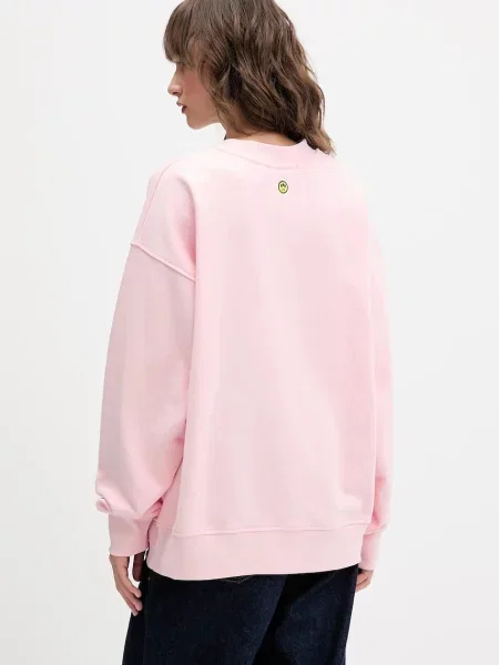 Кофта Barrow з принтом рожевий