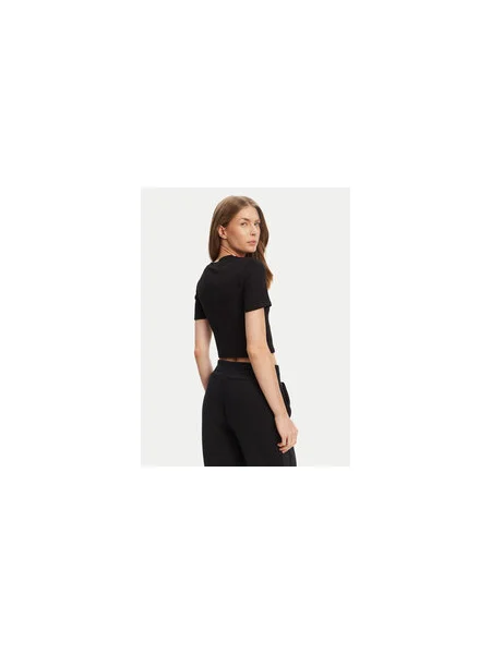 Guess Póló Slim Fit fekete
