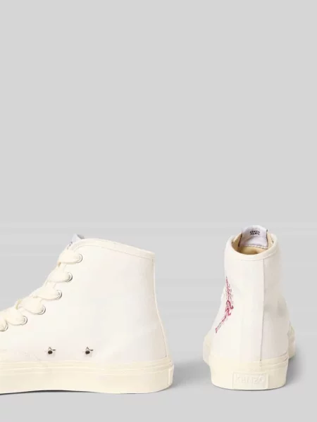 Sneakersy w wysokim kroju z wyhaftowanym logo Kenzo białe