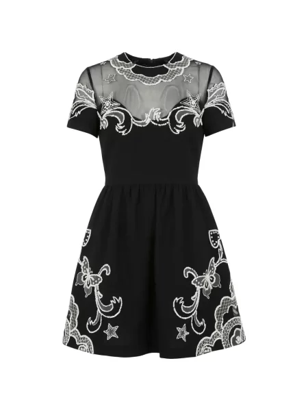 Rochie mini Valentino Garavani din tul negru