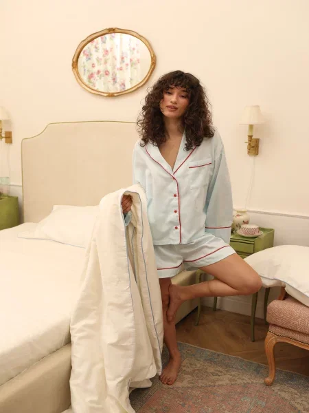 Сатинова Піжама BedclozZzes блакитний
