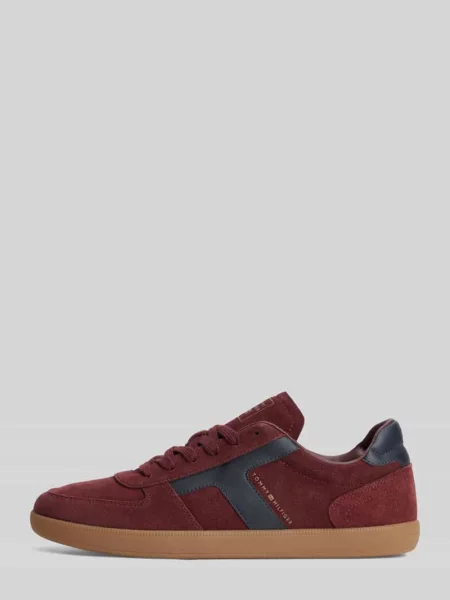 Sneakersy z naturalnej skóry z napisem z logo Tommy Hilfiger