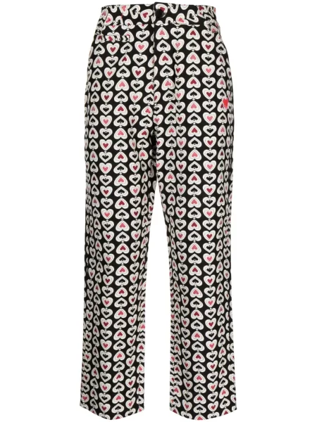 Pantaloni Clot cu imagine negru