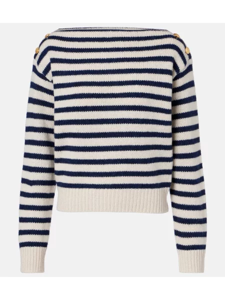 Pulover Nili Lotan din cașmir alb