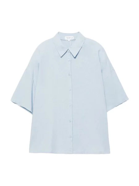 Pull&Bear Bluză deschis albastru