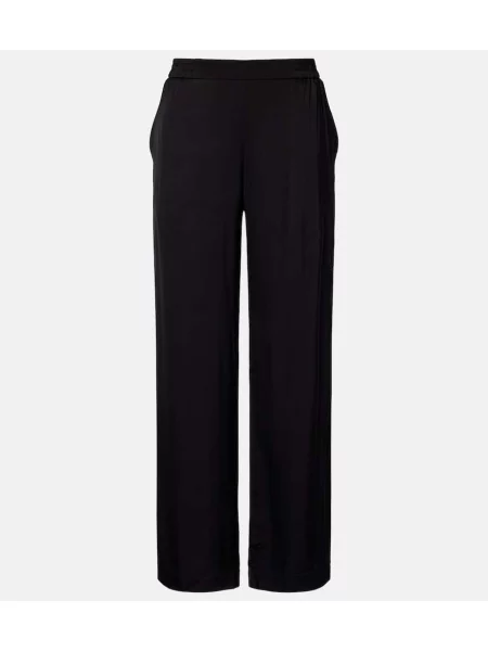 Pantaloni Velvet de catifea negru