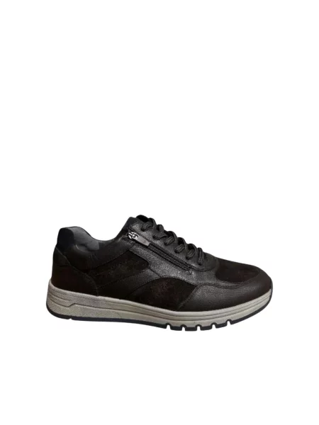 Sneakersy Waldläufer brązowe