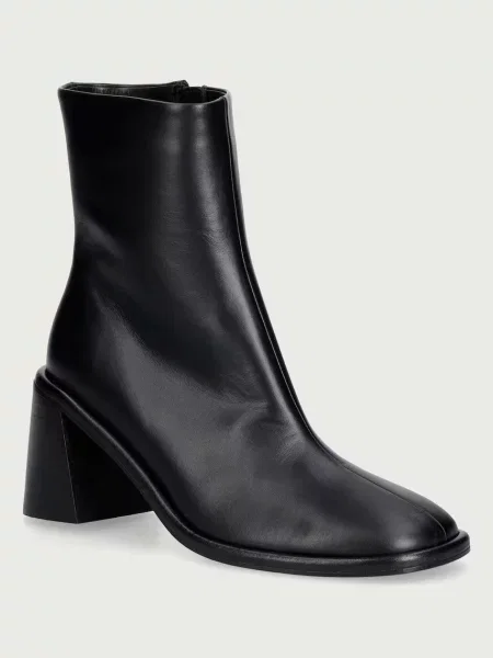 Souliers Martinez bokacsizma női bőr TERUEL fekete