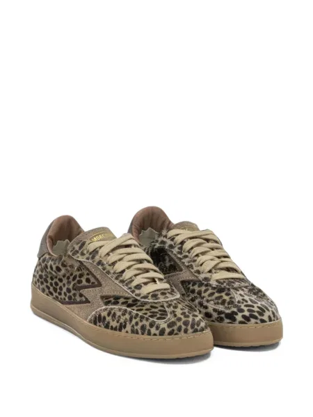Sneakerși Moa Concept cu imagine cu model leopard maro