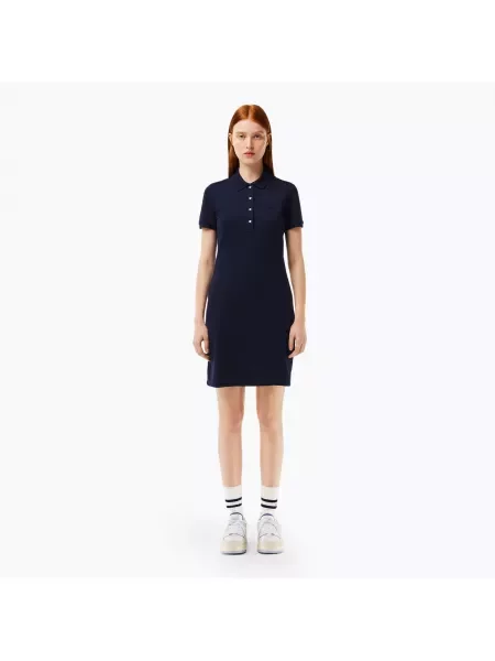 Sukienka Lacoste navy blue niebieska