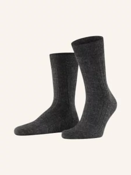 Falke Ponožky Teppich Im Schuh Z Merino Vlny anthra.mel