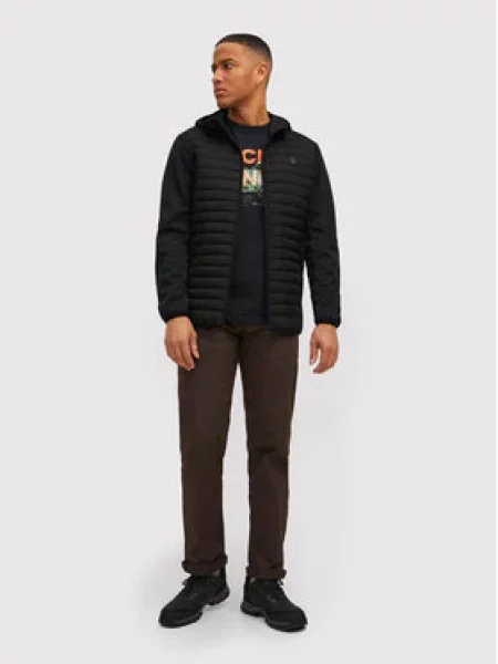 Jack&Jones Bunda pro přechodné období Multi Quilted černá