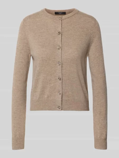 Kardigan rozpinany o kroju slim fit z mieszanki wełny i kaszmiru Model NEBBIA' Weekend Max Mara