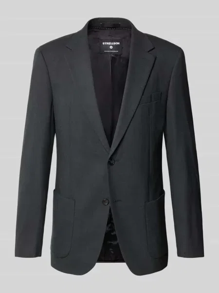 Marynarka do garnituru o kroju slim fit z dodatkiem wełny model ‘ARNDT’ Strellson