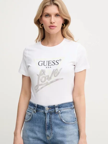 Тениска Guess бяло