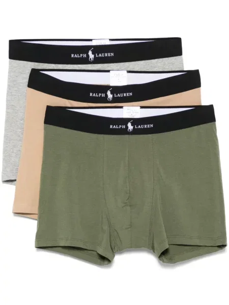 Raštuotos pledinės bokseriai Polo Ralph Lauren apkarpytas balta