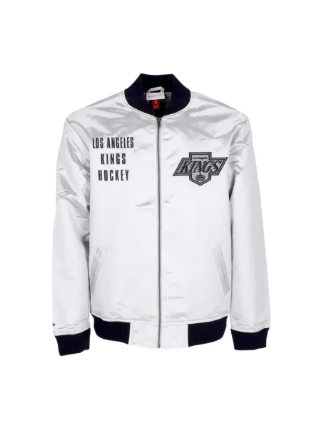 Lekki kurtka bomber Mitchell & Ness biały
