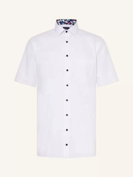 Olymp Košile S Krátkým Rukávem Luxor Modern Fit bílá