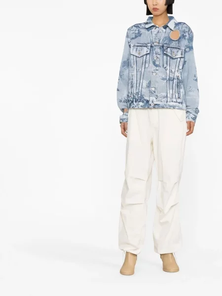 Džínová bunda Off-white bílá