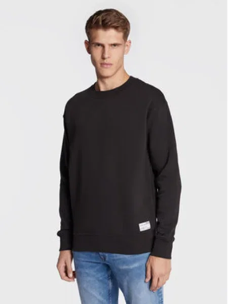Solid Mikina Lenz Regular Fit čierna