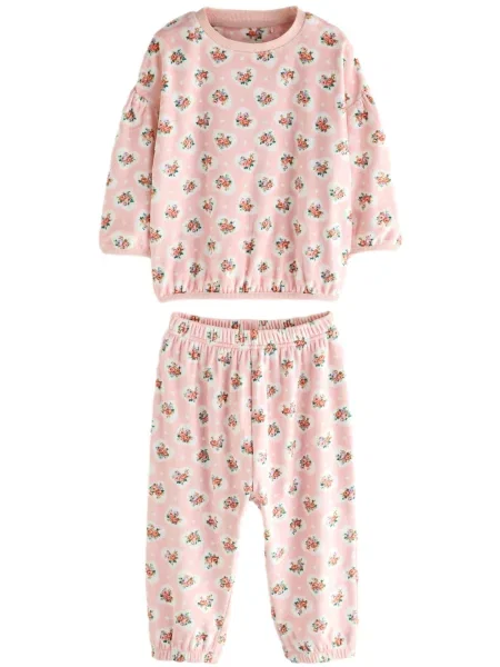 Next Pidžama set Cath Kidston plava / zelena / roza bijela