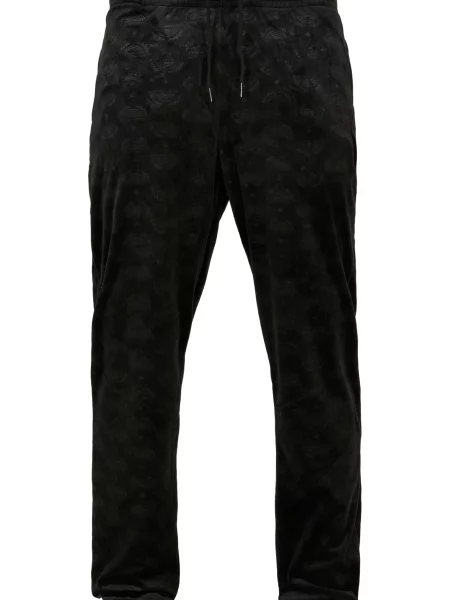 Pantaloni Southpole din velur negru