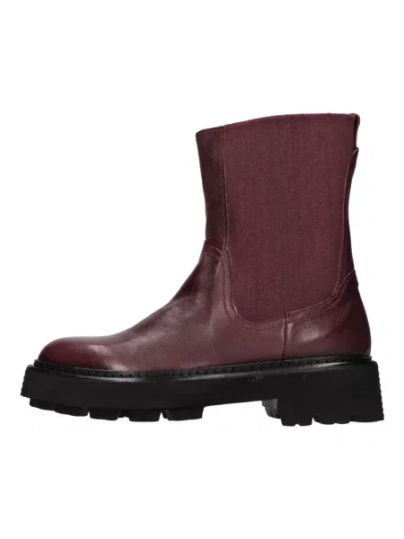 Buty do kostki Hundred100 skórzane czerwone