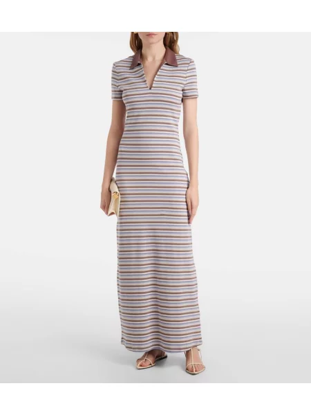 Rochie maxi Faithfull de costum albastru