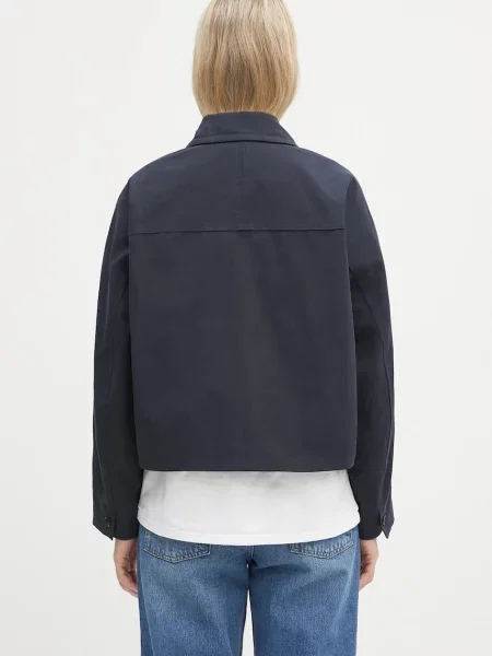 Bunda A.P.C. Veste Bianca tmavomodrá přechodná