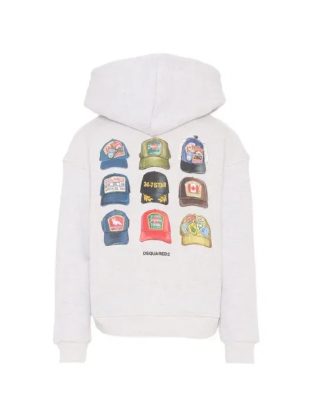 Hoodie Dsquared2 γκρι