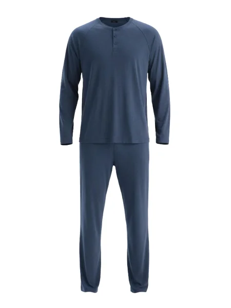 Dagi Pijama lungă bleumarin