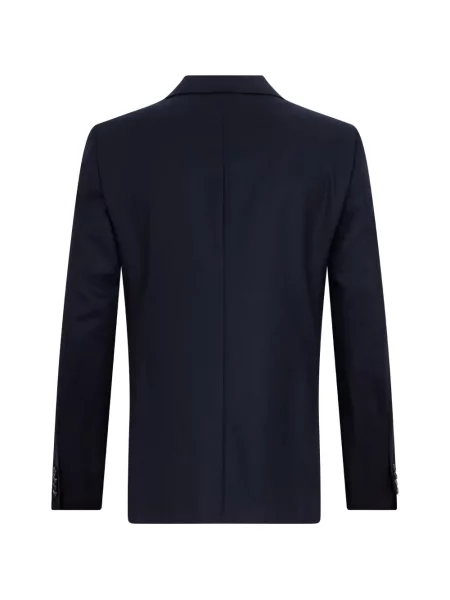 Sacou Canali din țesătură twill albastru