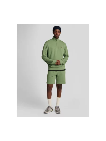 Spodenki sportowe Lyle & Scott zielone