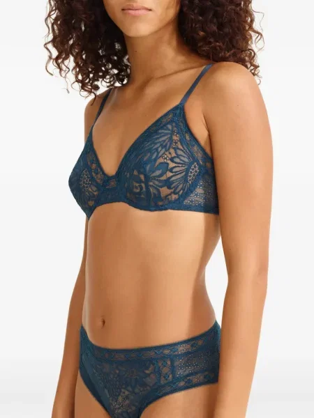 Sutien Eres din dantelă albastru