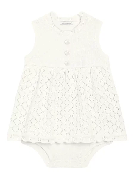 Sukienka dziecięca Dolce And Gabbana biała