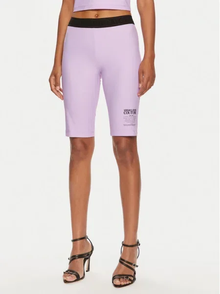 Κολάν Ποδηλασίας Versace Jeans Couture μωβ