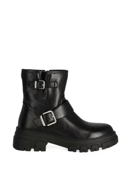 Cizme scurte Mexx cu cataramă chunky negru