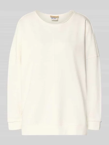 Bluza o kroju oversized z mieszanki bawełny Smith And Soul biała