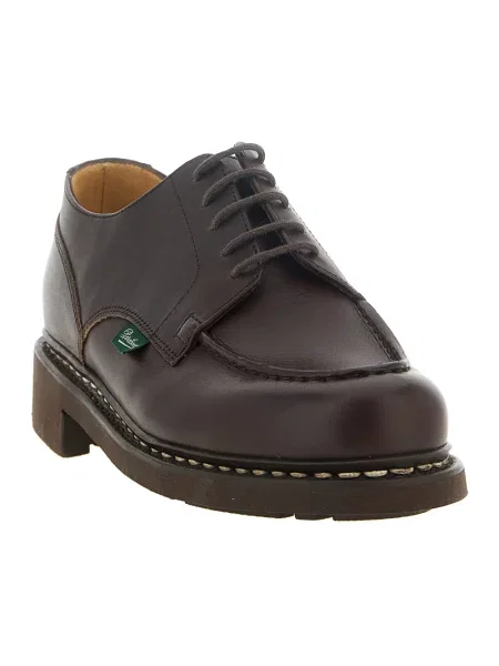 Derby Paraboot skórzany brązowy