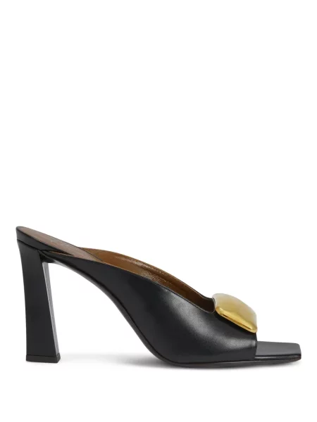 Sandały Giuseppe Zanotti z kamieniami czarne