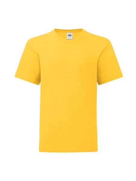 Tricou copii Fruit Of The Loom galben
